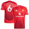 Maillot de Supporter Manchester United Martinez 6 Domicile 2024-25 Pour Homme